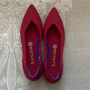 Red Rothy’s flats 💃